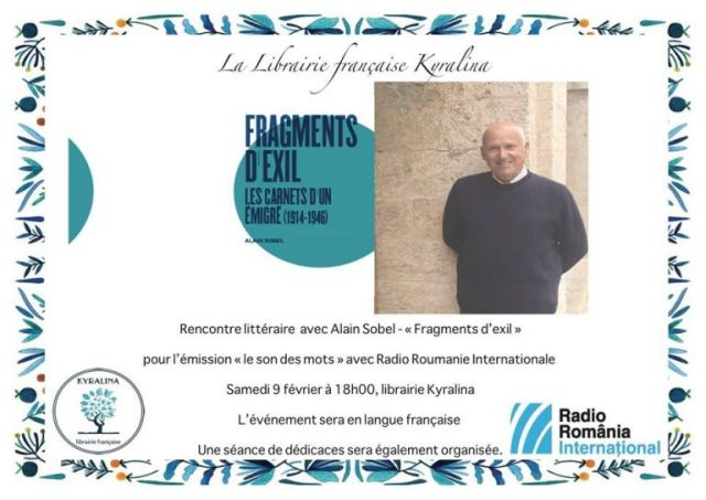 Alain Sobel, „Fragments d’exil, les carnets d’un émigré”…